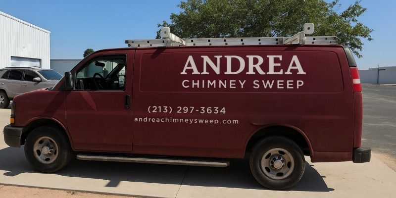 Our Service Van At The Location